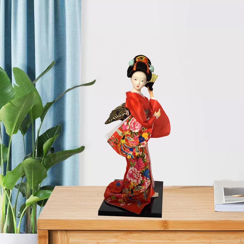 Asian Geisha Doll - Artistic Home Decor Piece