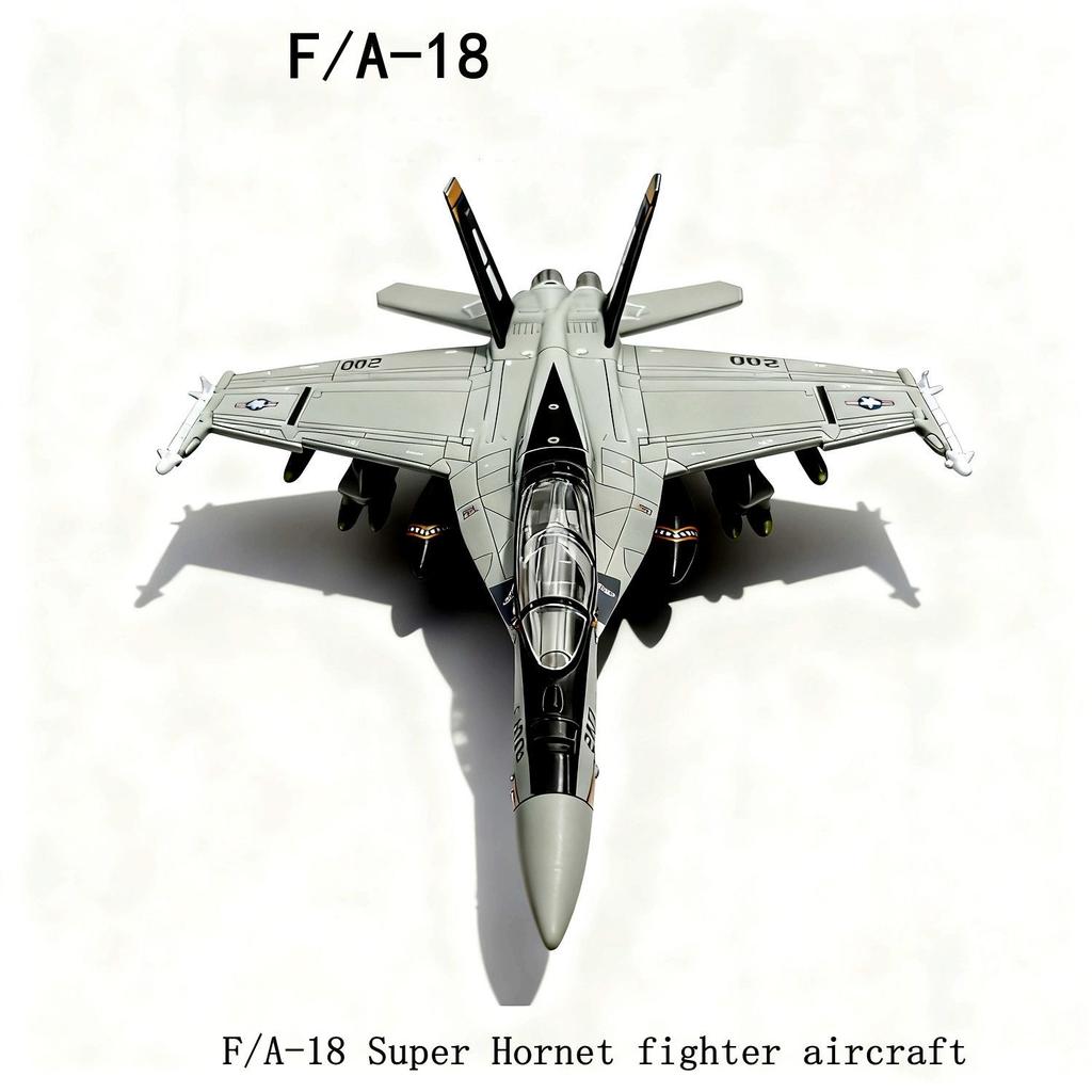 F-18 Fighter Toys DIY Assembled Military Plane ABS Plastic 1/72 Scale Airplane Model Aviation Child Gifts DIY Toys
