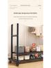 Double Pole Movable Clothes Drying Rack for Bedroom, Balcony, or Outdoor Use