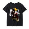 Trendy and Casual One Piece Anime Print Tshirt Asro Luffy Zoro Shortsleeved Male Anime Cartoon Ins Loose