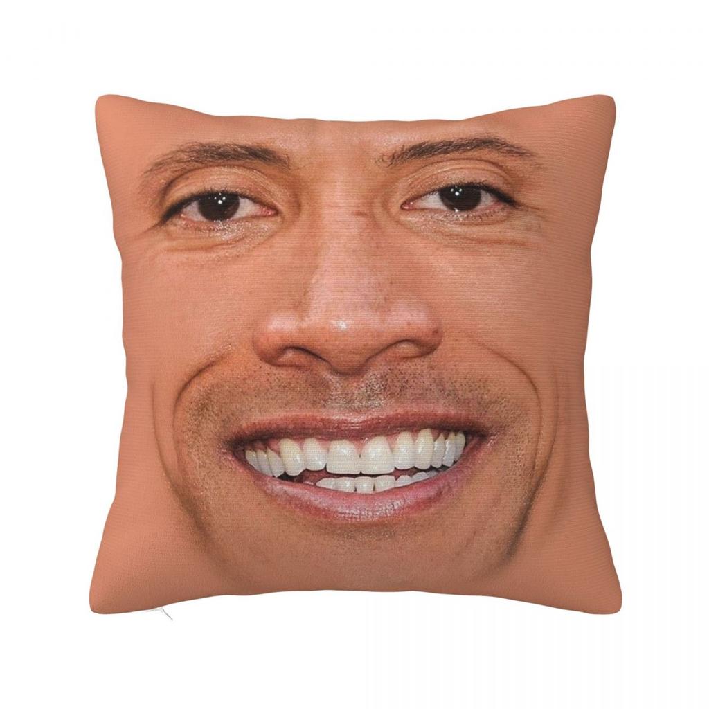 Dwayne The Johnson Pillow Cover Polyester Pillow Case Cushion Cover Fashion Graphic Pillowcases For Sofa Car Home Decor