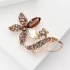 Womens Crystal Flower Brooch Pin Rhinestone Brooches Wedding Jewelry Lapel Gifts