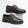 Derby Shoe Men PU Microfiber Leather Lace Up Anti-skid Fashion Comfortable Anti-skid Business Formal Banquet Shoes