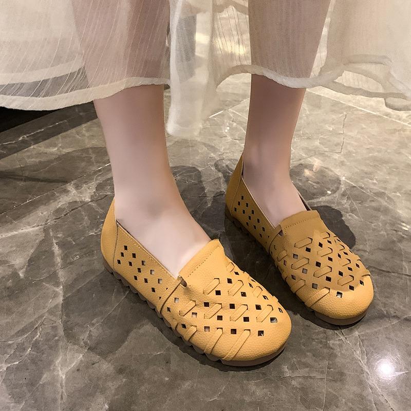 Fashion 2025 Summer New Soft Sole Single Shoes Casual Flat Sandals for Women