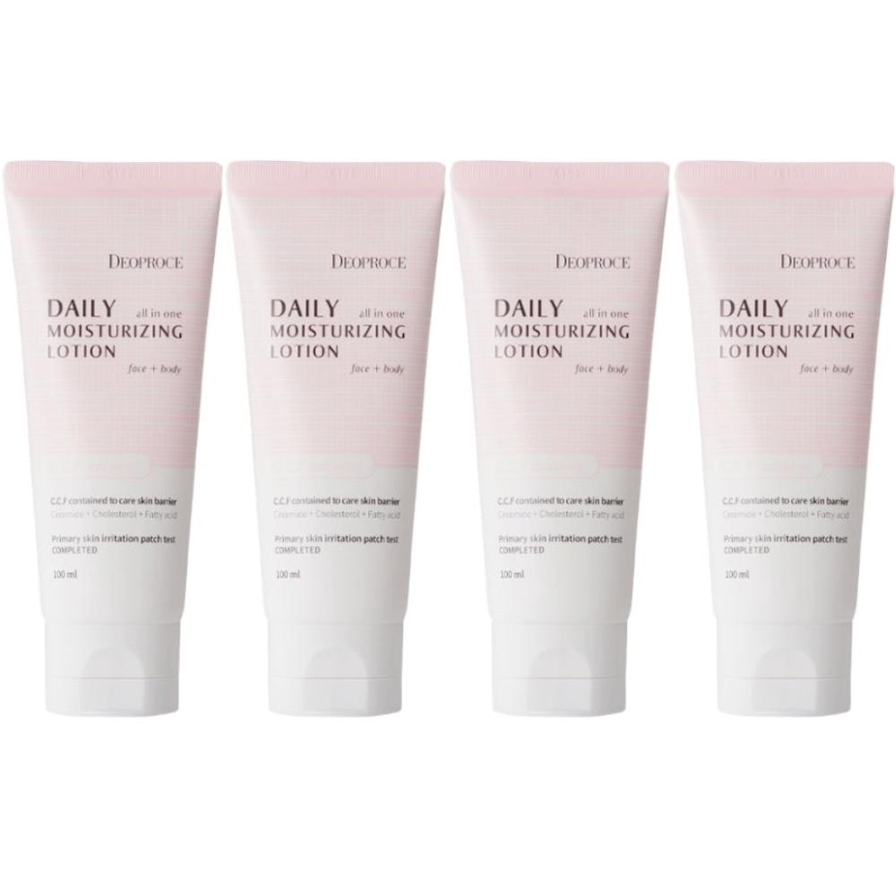 Deoproce Daily Moisturizing All in One Lotion 100ml*1ks/2ks/3ks/4ks