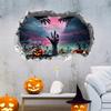 Halloween 3D Scary Wall Stickers Removable Art Mural Party Decals Decor
