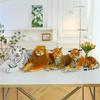 Realistic Animal Stuffed Plush Tiger Short Plush Soft Pillow Hugging