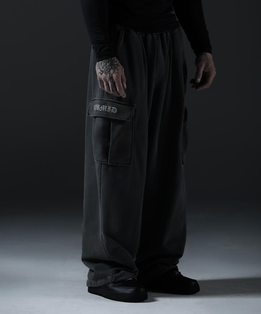 CARMID Pigment Pocket Wide Jogger Pants [Charcoal]