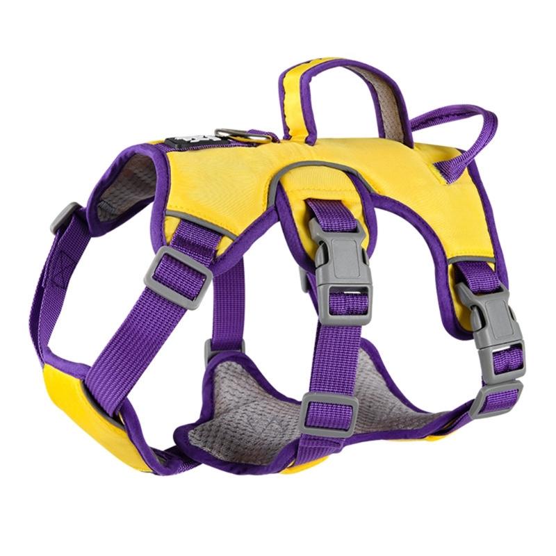 Dog Harness Chest Leash Pet Vest Harness Dog Vest Walking Training Reflective Harness with Safety Buckle Dogs Pet Supply
