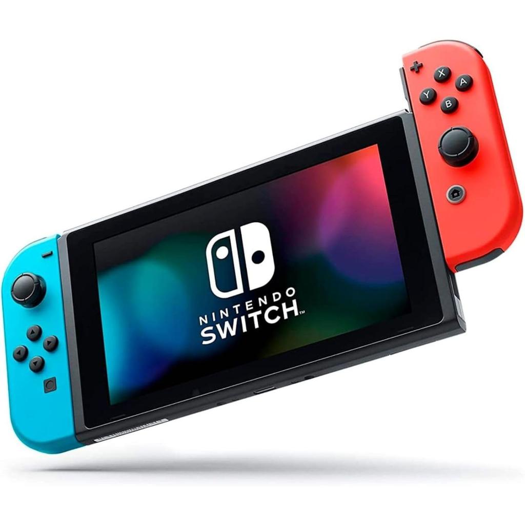 Refurbished Nintendo Switch Neon Blue Neon Red Nintendo Switch Enhanced Edition Joy-Con (L) / (R)