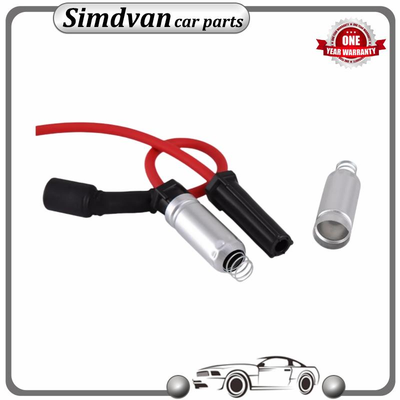 8PCS High Heat Spark Plug Ignition Wires For Chevrolet Silverado Tahoe GMC Savana Sierra Hummer H2 H3 48322 48322R 9748RR