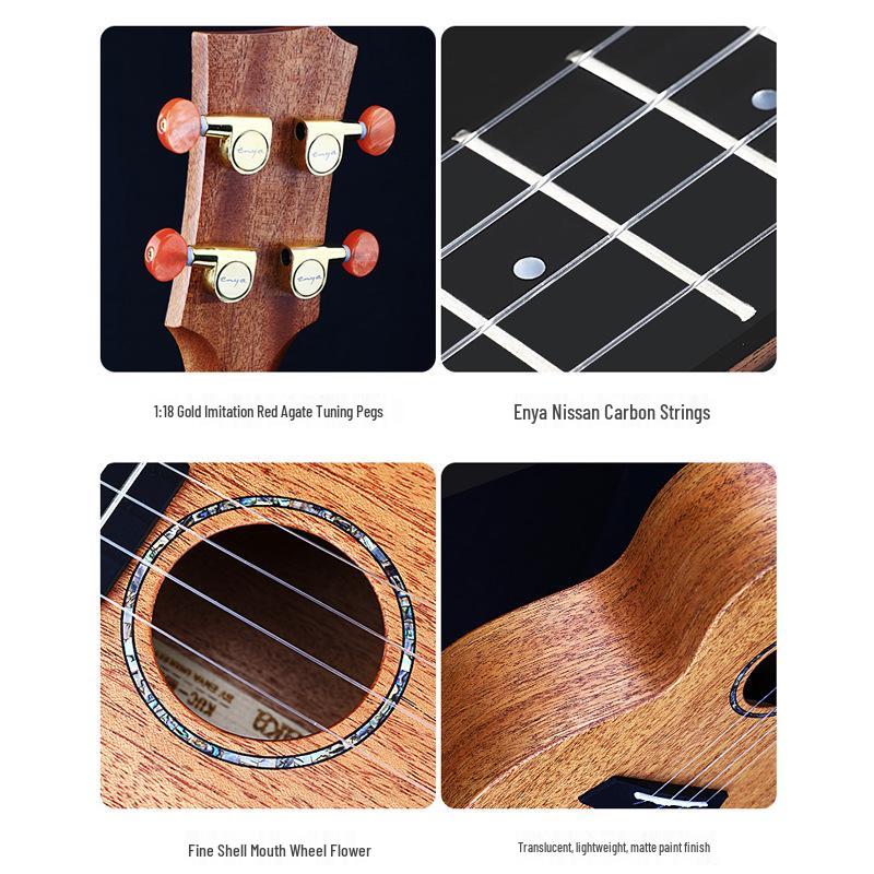 ENYA Mahogany MS All Solid 23" Female Beginner Ukulele