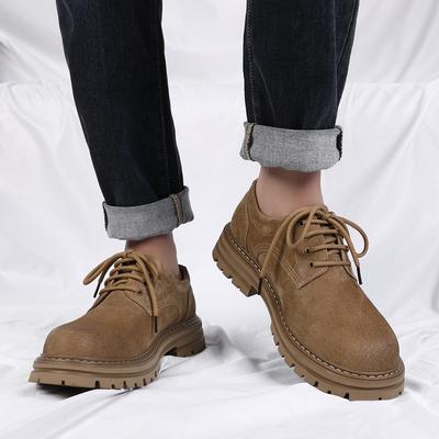 Casual and Business Thick Soled Shoes Fashionable and Trendy Men's Style Daily Office Outdoor Trendy Party Street Youth Shoes