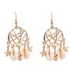 Fashion Shell Conch Starfish Dream Catcher Summer Earrings Earrings Women