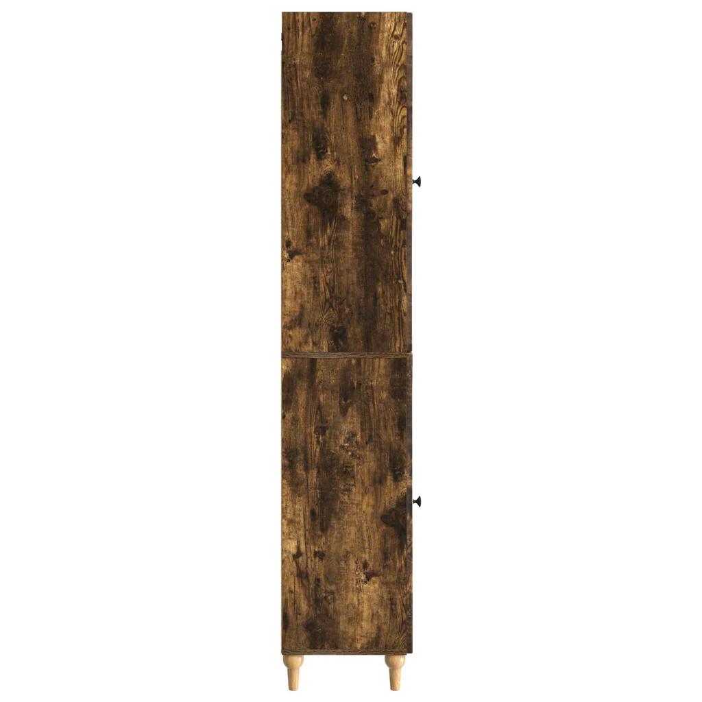 Cabinet Set 2 pcs Smoked Oak Wood Material