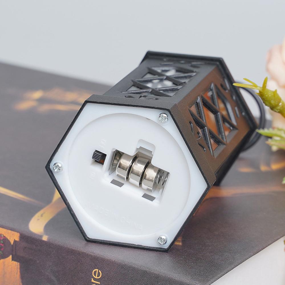 Vintage LED Candle Lantern Flameless Flickering Outdoor Indoor Hanging Decor for Garden Party Festival Atmosphere Lighting
