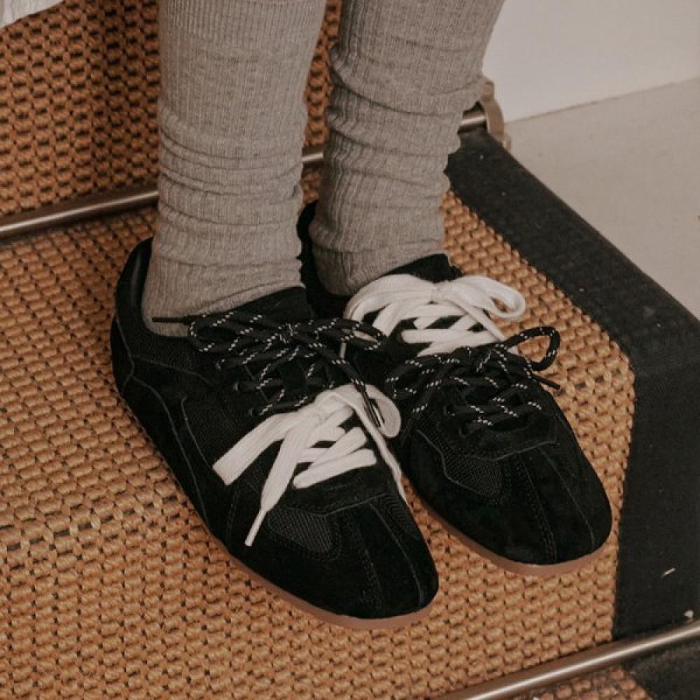 Elizabeth Stewart Leather Mesh Sneakers Ebal157113