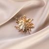 Alloy Pearl High-end Brooch, Exuding A Sense of Sophistication and Elegance. Petal Brooch, Women's Coat Accessory Pin