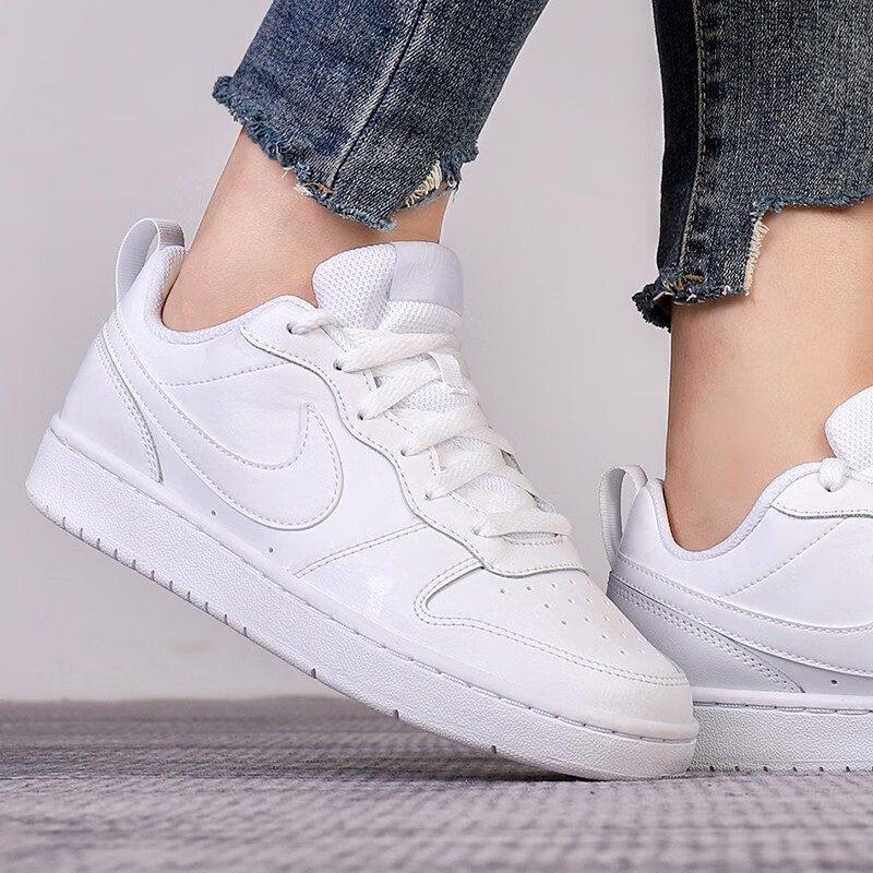 Nike Court Borough 2 White GS BQ5448-100