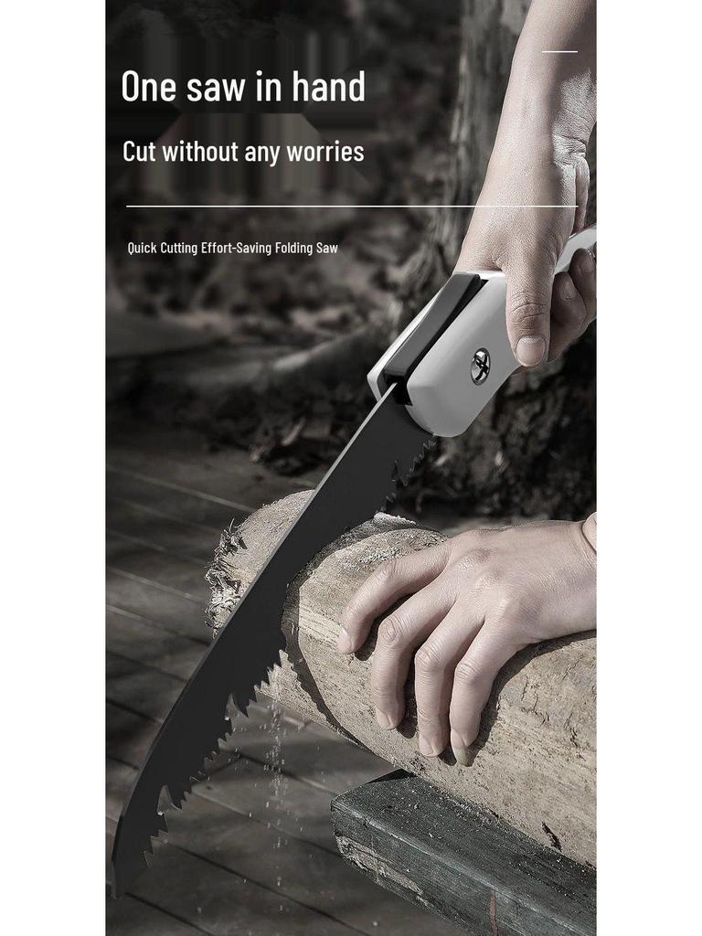 Deutsche Klappsäge aus Manganstahl für schnelles Holzarbeiten und Baumsägen