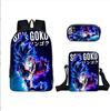 Primary And Secondary School Students Dragonball Schoolbag Three-Piece Cartoon Animation Backpack