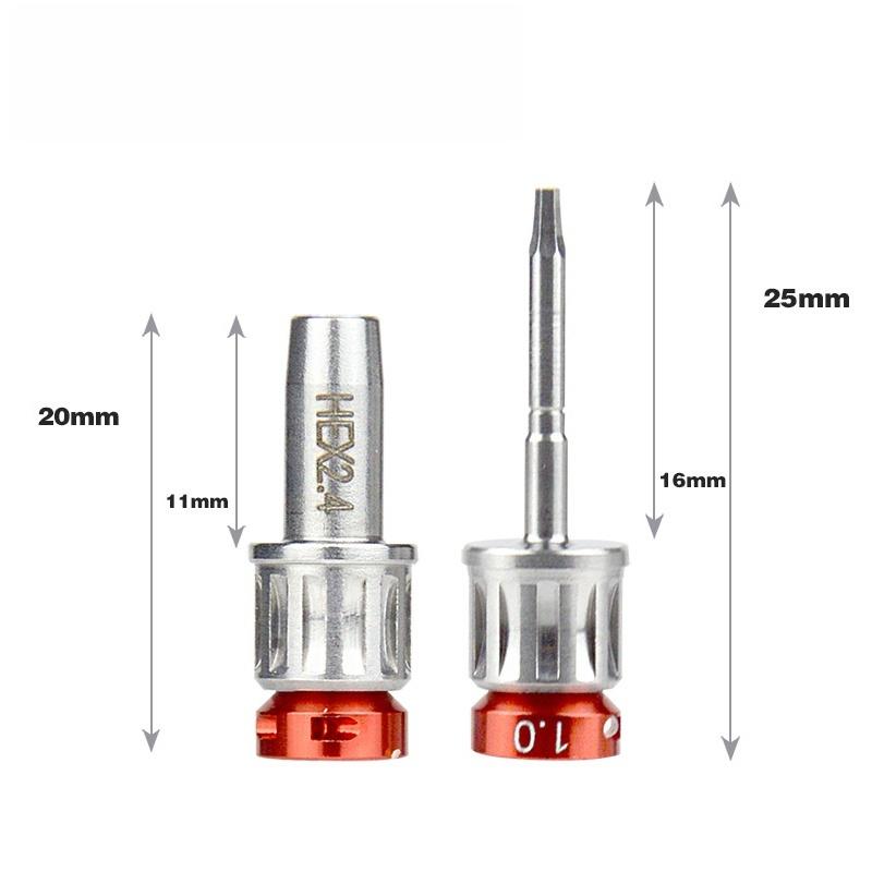 Dental Universal Implant Torque Screwdrivers Wrench Kit 16Pcs Screw Driver Dentistry Implant Repair Tools
