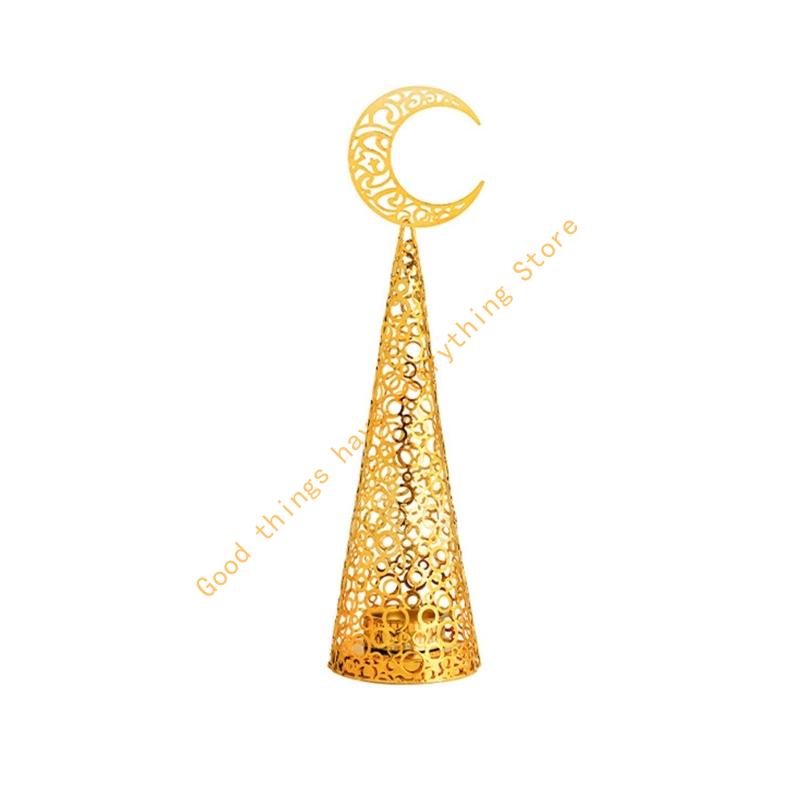 Golden Metal Cutout Pine Tree Incenses Burners Arabic Frankincense Bakhoors Censers for Home Office Meditations Decors 55KF