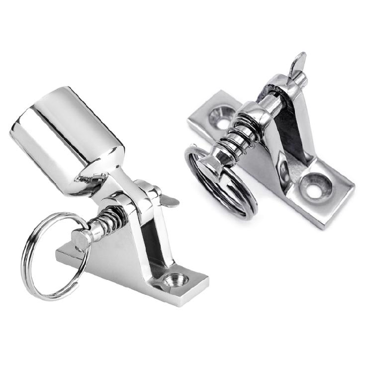 Marine Boat Deck Hinge Mount Bimini Top Fitting Hardware 316 Stainless Steel
