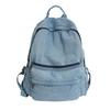 Schultasche Uni Denim Vintage Rucksack Einfacher Damenrucksack Schüler Outdoor Reise Tasche Schüler Schultasche