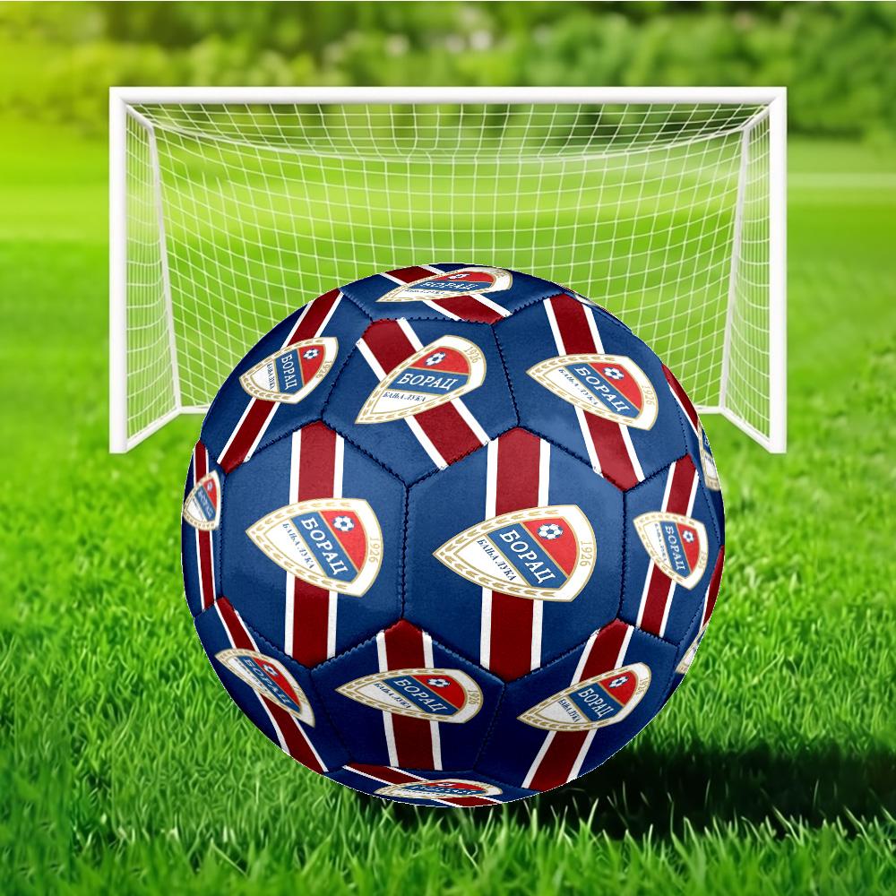 Bojcin Badge Celebration Size 5 Soccer Ball, Suitable for Training and Matches, High-Elasticity, Wear-Resistant Material Gift for Fan