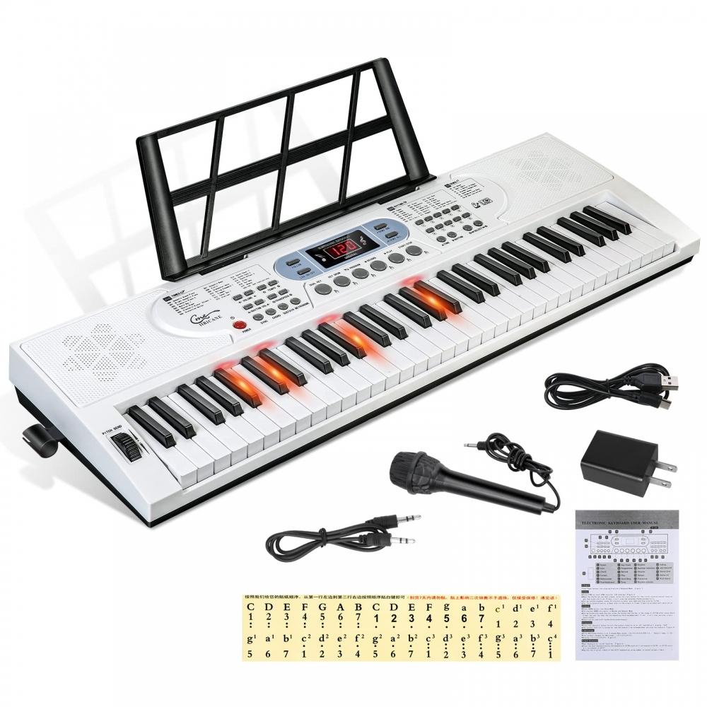 

Hricane 61 200 200 60 LCD USB H669 клавиатура электронные пианино типы клавиатуры тональные типы ритм музыка