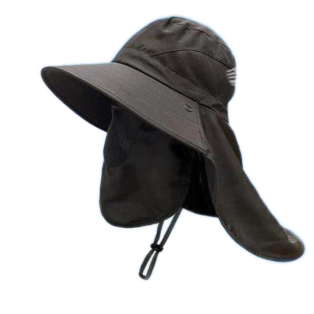Sunscreen men's summer fishing hat face cover bucket hat UV protection sun hat outdoor sun protection hat