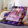 Taylor Print Flannel Blanket High Quality Warm Comfortable Cover for All Seasons Perfect for Gifts Home Decor