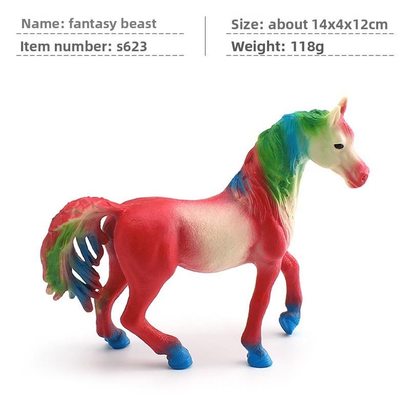 Unicorn Figurine Collectible Pvc Model For Kids Fantasy Animal Decor Play Toy