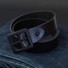 [KOGUMA BELT] Enjoy the black of this belt. Made in Japan from Tochigi leather. Natural black buckle. Men's and women's. Cowhide leather. Genuine