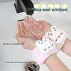 Cute Rabbit Splash-Proof Plush Wristband – Anti-Moisture Cartoon Sleeve for Face Washing