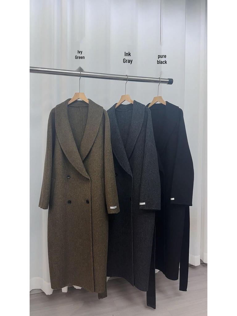 Hepburn-Style Loose Fit Wool Coat - New Autumn/Winter 2025, Age-Reducing Commute Design