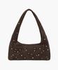 Margesherwood Halter Hobo_Choco Brown Studded Suede