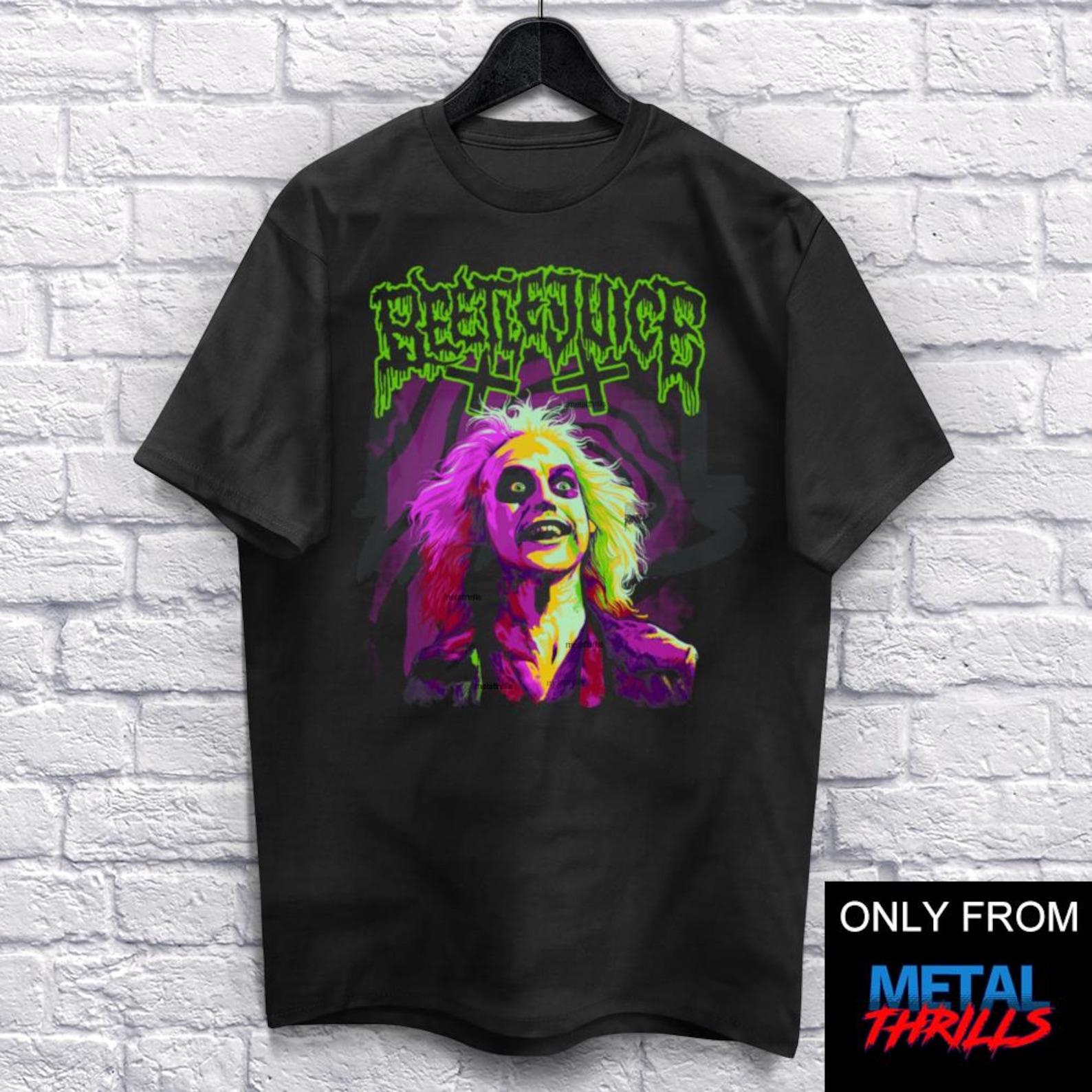 Say My Name T-Shirt Unisex (For Men and Women) Horror Movie Shirt Heavy Metal Funny Shirts. Scary Halloween Shirt Music Spooky Showtime S