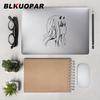 BLKUOPAR Zero Two Smile Anime Car Stickers Personality Peeker Cute Car Label Waterproof Sunscreen Silhouette Decal Decoration