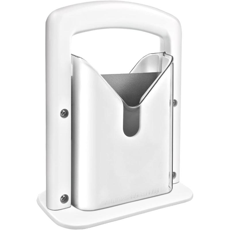 

Manual Food Processors Slicers Bagel Guillotine Slicer with Safety Handle Precision Cutter Reusable Bread Slicer Kitchen Tool