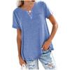 BITCED Women's Fashion Casual  Short Sleeve V Neck Blouses & Shirts International Design