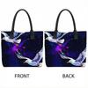  Watercolor Seagull Print Tote Bag Large Capacity Casual Fashion Outdoor Handbag