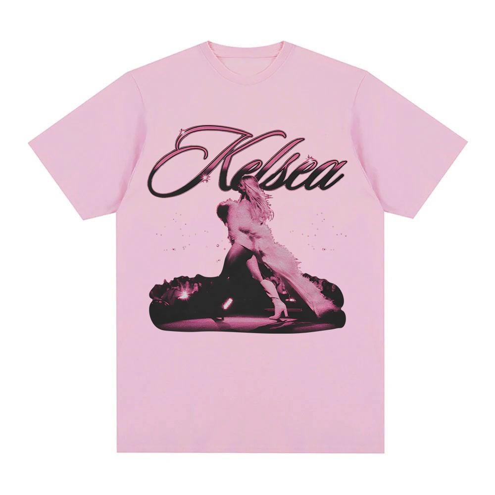 KELSEA VINTAGE PHOTO T-SHIRT Kelsea Ballerini High Quality Tshirt 100% Cotton Round Neck Hip Hop Style Short Sleeve Women/men Tees