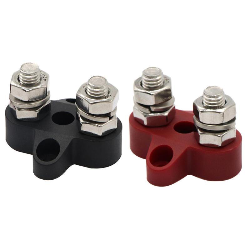 12 V Voiture Batterie Terminal Pince Connecteur Heavy Duty Laiton Boulons positive