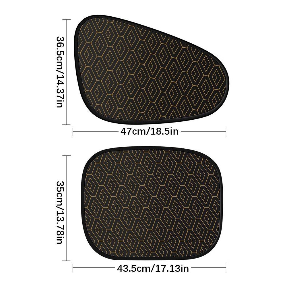 Electrostatic Car Sun Visor UV-Reflective Foldable Auto Window Sunshade Curtains Heat Insulation Car Sun Protection Cover
