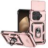 Applicable to Xiaomi 15TPro military window mobile phone case Xiaomi 14TPro bracket POCO C75 protective case