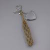 Portable Net Pocket Lipstick Bag Keychain Mini Lipsalve Cover Key Ring  for Gift