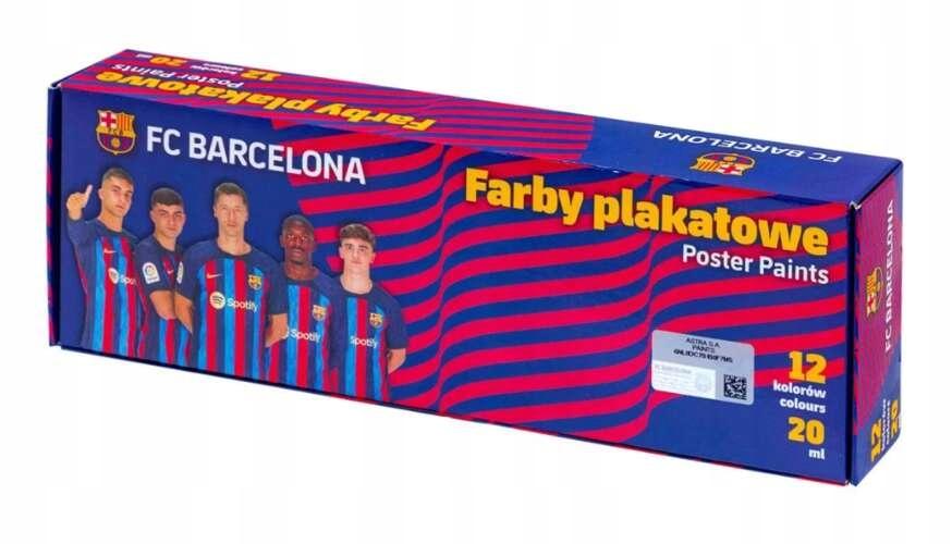 FARBY PLAKATOWE FCB Astra 12 kol x 20 ml 5250