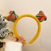 Christmas Headbands For Adults Plush Hairband Headpiece Headwear Christmas Headpiece Women Girls Party Festival Winter